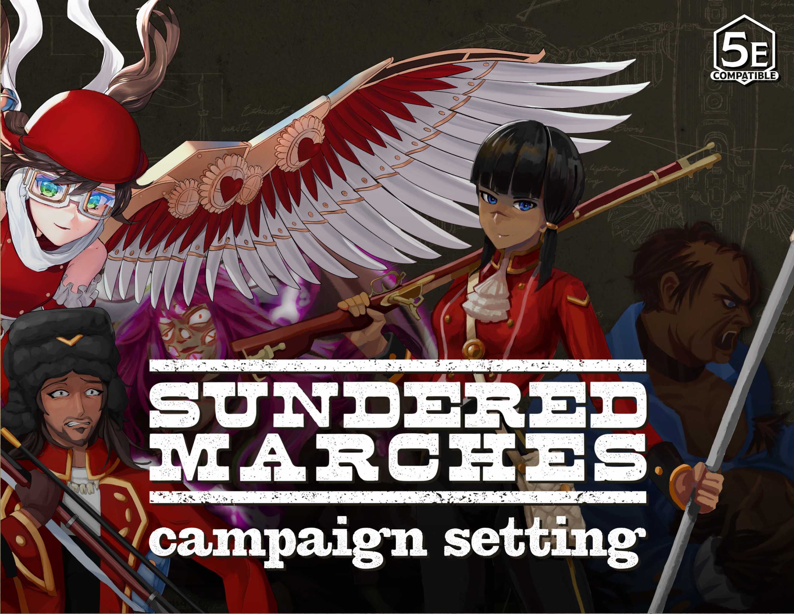 Front cover of The Sundered Marches Campaign Setting